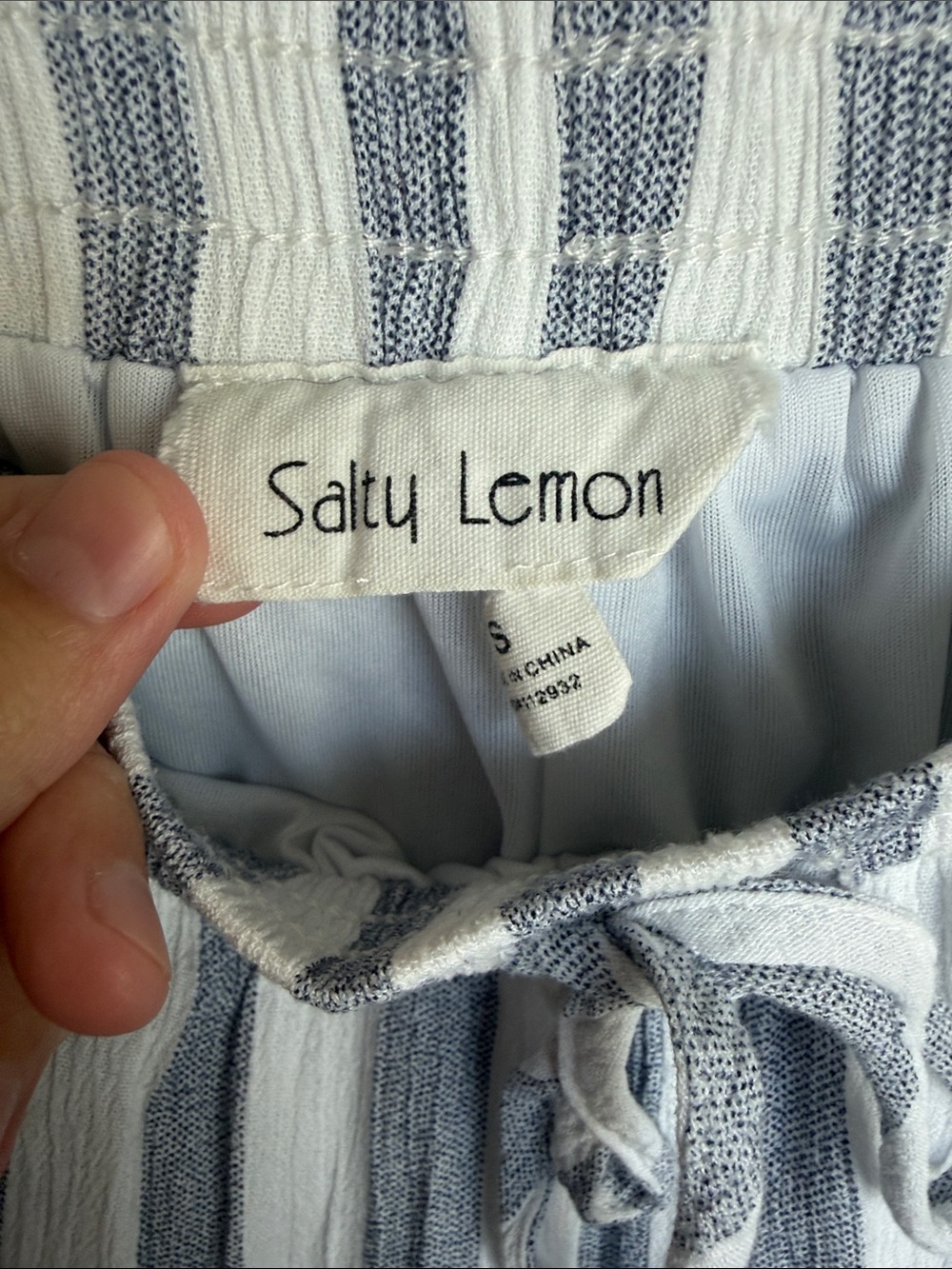 Salty Lemon Stripe Beach Pant - Picture 5 of 7